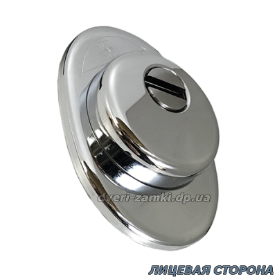 Врізна броненакладка Mottura 9411925 CR хром Лицьова сторона