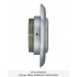 Броненакладка DISEC DIAMOND BKD250 DIN OVAL 25мм Нерж.сталь_мат 4клас Броненакладка DISEC DIAMOND BKD250 DIN OVAL 25мм Нерж.сталь_мат 4клас