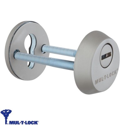 Броненакладка Mul-t-Lock SL3-M6x100 сатін нікель Броненакладка Mul-t-Lock SL3-M6x100 сатін нікель