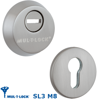 Броненакладка Mul-t-Lock SL3-M8 BN