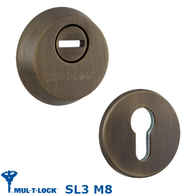 Броненакладка Mul-t-Lock SL3-M8 AB Броненакладка Mul-t-Lock SL3-M8 AB