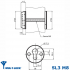 Броненакладка Mul-t-Lock SL3-M8 BN