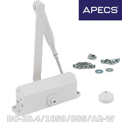 Дотягувач дверей Apecs DC-20.4/1050/085-A2-W білий