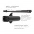 Доводчик Ryobi DS-2055V BC черный с фиксацией (от 80 до 100 кг) Доводчик Ryobi DS-2055V BC черный с фиксацией (от 80 до 100 кг)