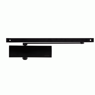 Доводчик дверей Ryobi D-1200T Black з фіксацією з ковзною тягою Доводчик дверей Ryobi D-1200T Black з фіксацією з ковзною тягою