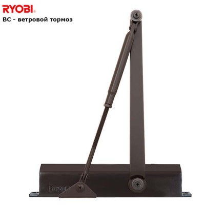 Доводчик дверей Ryobi D-2005V з вітровим гальмом Доводчик дверей Ryobi D-2005V з вітровим гальмом