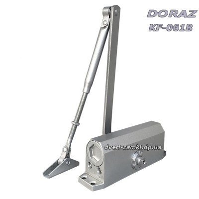 Доводчик Doraz KF-061B до 65 кг серый Доводчик Doraz KF-061B до 65 кг серый