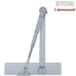 Доводчик дверей з фіксацією Ryobi DS-2055V сірий Доводчик дверей з фіксацією Ryobi DS-2055V сірий