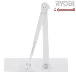 Доводчик дверей з фіксацією Ryobi DS-2055V білий Доводчик дверей з фіксацією Ryobi DS-2055V білий