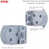 Доводчик Ryobi D-2050T BC серый со скользящей тягой (до 60 кг) Доводчик Ryobi D-2050T BC серый со скользящей тягой (до 60 кг)