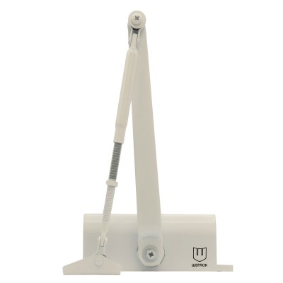 Доводчик дверей Шерлок B2W RAL9016 до 45 кг білий Доводчик дверей Шерлок B2W RAL9016 до 45 кг білий