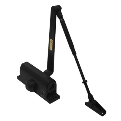 Доводчик дверей Шерлок B5W RAL 9005 чорний до 120 кг Доводчик дверей Шерлок B5W RAL 9005 чорний до 120 кг
