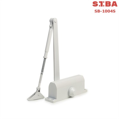 Доводчик дверей SIBA SB-1004S Білий з фіксацією Доводчик дверей SIBA SB-1004S Білий з фіксацією