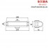 Доводчик дверей SIBA SB-1015 EN5 80-120 кг чорний Доводчик дверей SIBA SB-1015 EN5 80-120 кг чорний