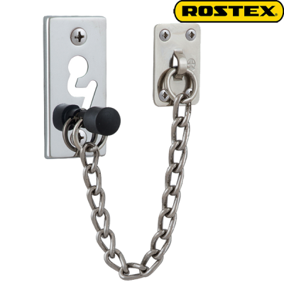 Дверная цепочка Rostex 85 Square CR (хром)