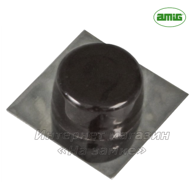 Дверной упор самоклеющийся Amig 405 inox black Дверной упор самоклеющийся Amig 405 inox black