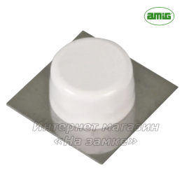 Дверний упор самоклейка Amig 405 inox blanco