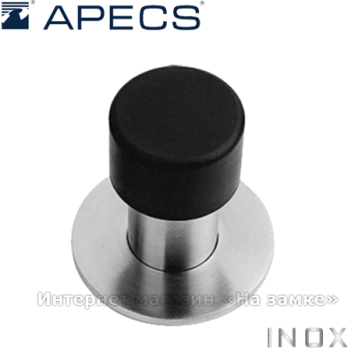 Упор дверний APECS DS-0009-INOX нержавіюча сталь Упор дверний APECS DS-0009-INOX нержавіюча сталь