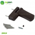 Петлі 3D Akpen ZM018 RAL 8019 колір коричневий Петлі 3D Akpen ZM018 RAL 8019 колір коричневий