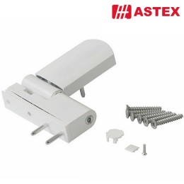 Петля для металопластикових дверей Astex AT 27 білого кольору Петля для металопластикових дверей Astex AT 27 білого кольору