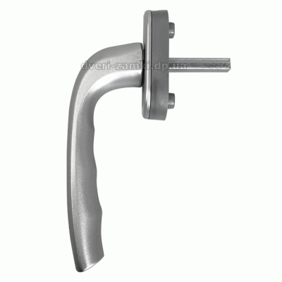 Ручка віконна Titan 005-37 RAL9006 срібляста Ручка віконна Titan 005-37 RAL9006 срібляста