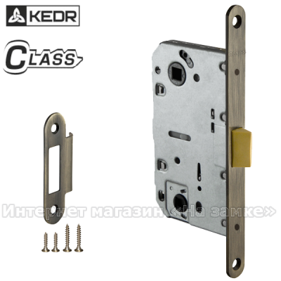 Клямка з фіксацією Kedr Class WC Kevlar 410B-S AB (бронза) Клямка з фіксацією Kedr Class WC Kevlar 410B-S AB (бронза)