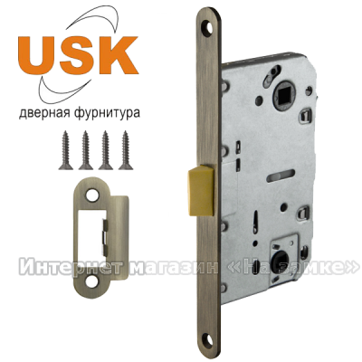 Клямка з фіксацією USK 410B AB бронза Клямка з фіксацією USK 410B AB бронза