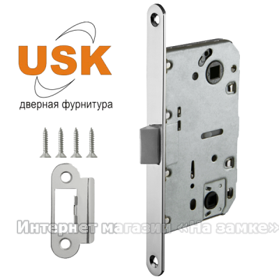 Засувка врізна USK 410B PVC NP нікель Засувка врізна USK 410B PVC NP нікель