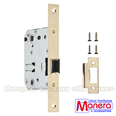 Защелка врезная Manera 170 WC PB Защелка врезная Manera 170 WC PB