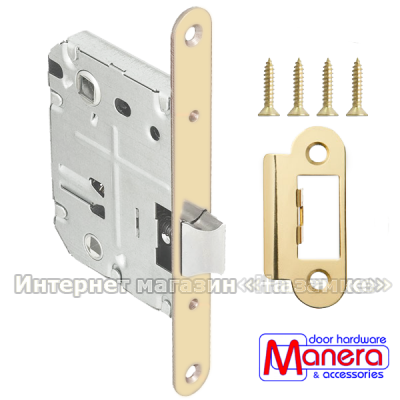 Защелка врезная Manera 270 WC PB Защелка врезная Manera 270 WC PB