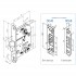 Замок ABLOY DIN 2018 UNIV BS45мм 72мм MME Замок ABLOY DIN 2018 UNIV BS45мм 72мм MME