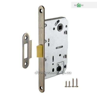 Механізм міжкімнатних дверей MVM P-2056 WC AB бронза Механізм міжкімнатних дверей MVM P-2056 WC AB бронза