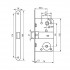 Защелка для дверей CLASS WC 410B GRAFFIT Защелка для дверей CLASS WC 410B GRAFFIT