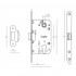 Механизм под ключ MVM P-2056C W белый Механизм под ключ MVM P-2056C W белый