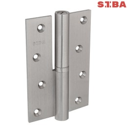 Петли латунные усиленные Siba 1BB 120*80*4мм SN Петли латунные усиленные Siba 1BB 120*80*4мм SN