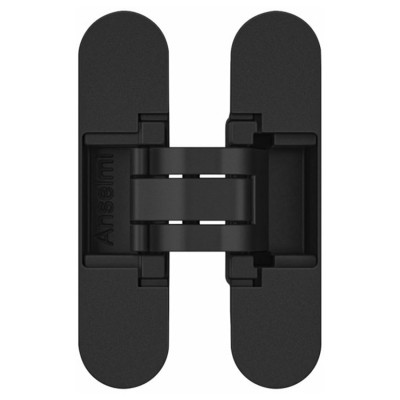 Петлі прихованого монтажу ANSELMI AN 172 3D колір чорний 30x125 Петлі прихованого монтажу ANSELMI AN 172 3D колір чорний 30x125