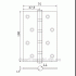 Петли APECS 100x75-B4 CR (универсальные)
