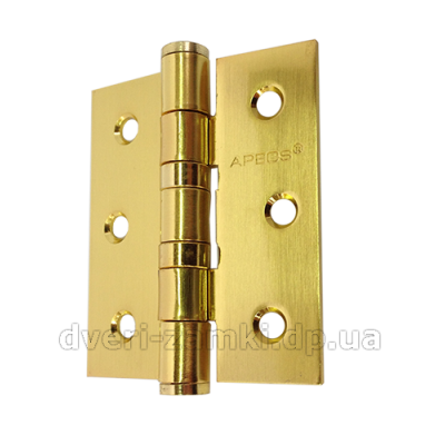 Петли Apecs 75x62-B2-Steel GM золото матовое 
