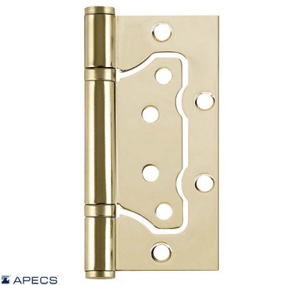 Петли бабочки Apecs 100*75*2.5-B2-Steel-G золото без врезки Петли бабочки Apecs 100*75*2.5-B2-Steel-G золото без врезки