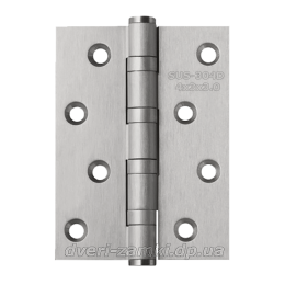 Петля SUS 304D 4x3x3 универсальная матовый хром