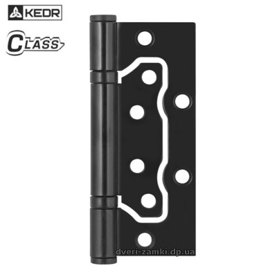 Петля метелик KEDR 100x63x2 mm-2BB чорний матовий Петля метелик KEDR 100x63x2 mm-2BB чорний матовий