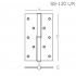 Петли дверные MVM SS-120 L/R из нержавеющей стали Петли дверные MVM SS-120 L/R из нержавеющей стали