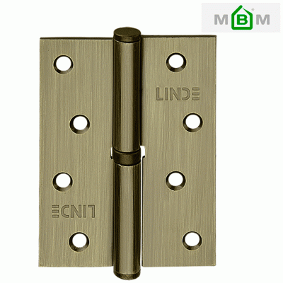 Петлі для міжкімнатних дверей Linde (MVM) H-100 AB  бронза