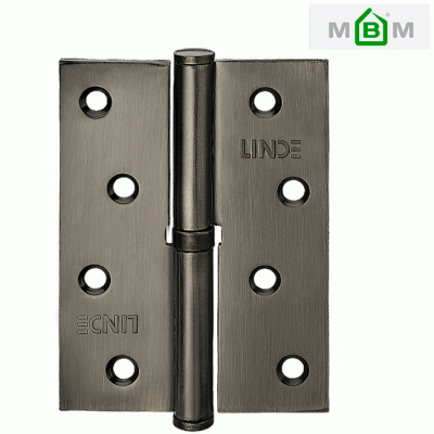 Петлі для міжкімнатних дверей Linde (MVM) H-100 MA матовий антрацит Петлі для міжкімнатних дверей Linde (MVM) H-100 MA матовий антрацит