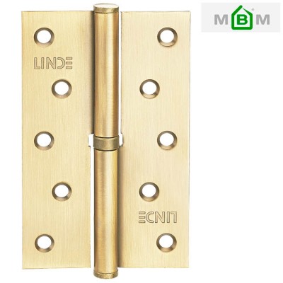 Петлі для міжкімнатних дверей Linde (MVM) H-120 SB матова латунь