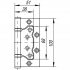 Петли Vanger 100x75x2,5-P2-NIS