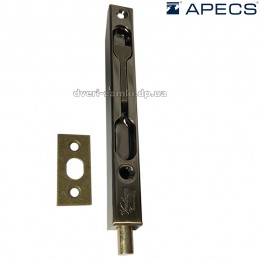 Шпингалет торцевий Apecs FB-01-140-AB (бронза) 