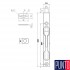 Шпингалет торцевий Punto RIGEL 16-140 SN-3 матовий нікель Шпингалет торцевий Punto RIGEL 16-140 SN-3 матовий нікель