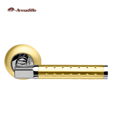 Дверные ручки раздельные Armadillo Eridan LD37-1 SG/CP-1 матовое золото/хром Дверные ручки раздельные Armadillo Eridan LD37-1 SG/CP-1 матовое золото/хром