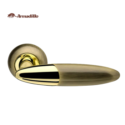 Дверные ручки раздельные Armadillo Sfera LD55-1AB/GP-7 бронза/золото
